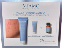 MIAMO COF PELLE TENDENZA ACNEICA ACNEVER CREAM 50 ML + OMAGGI AHA/BHA 50 ML E SALICILICO 10 ML - farmaidea24.com