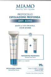 MIAMO COFANETTO 2025 ESFOLIANTE ANTI AGING 1 RENEWAL PEEL 8 TUBI DA 5 ML + 2 RENEWAL PEEL 5 ML OMAGGIO - farmaidea24.com