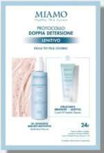 MIAMO DOPPIA DETERSIONE LENITIVO PROTOCOLLO 1 GENTLE ROSE CLEANSER 250 ML + 1 MINI CRYSTAL OIL 50 ML - farmaidea24.com