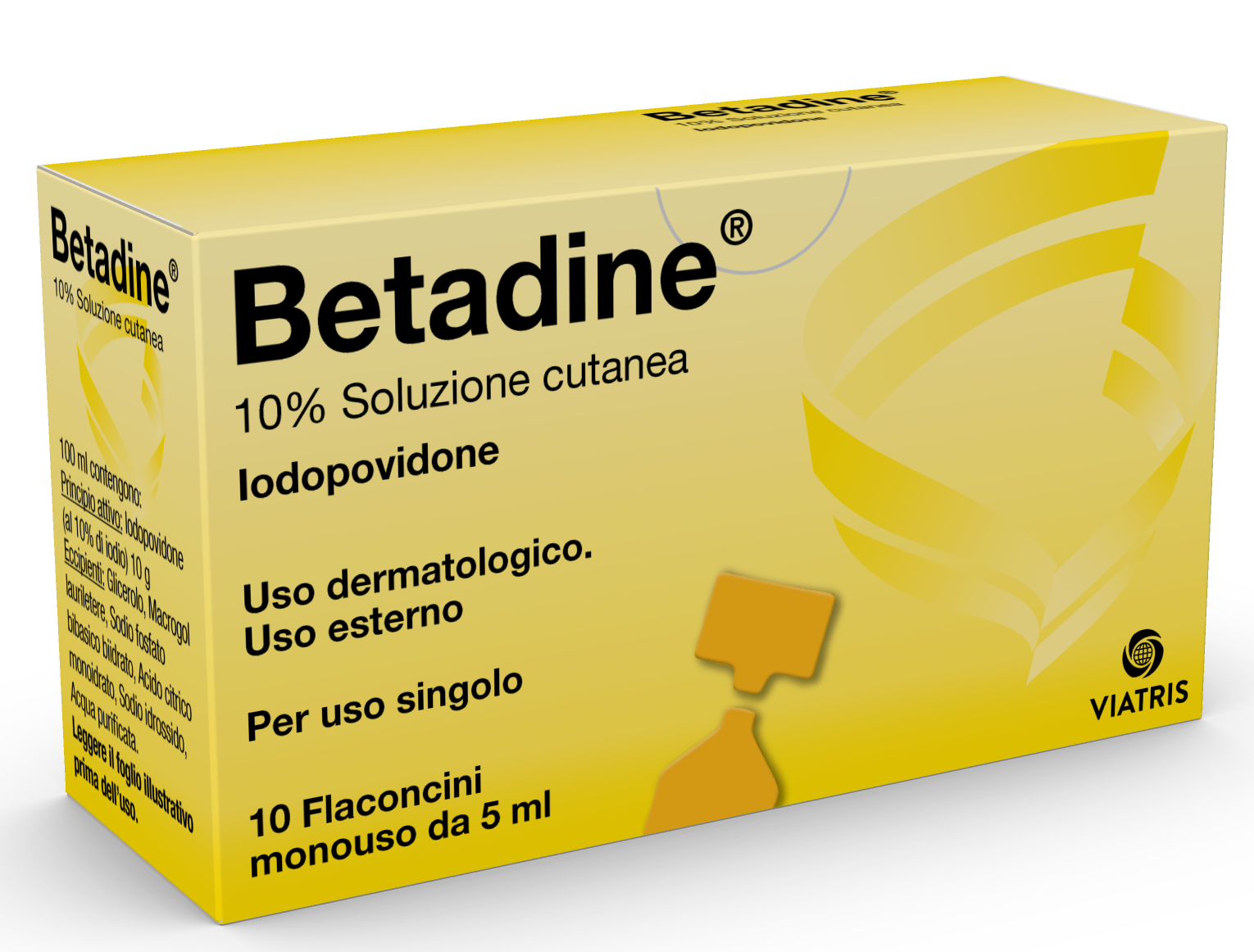 BETADINE*SOL CUT 10FL 5ML 10% - farmaidea24.com