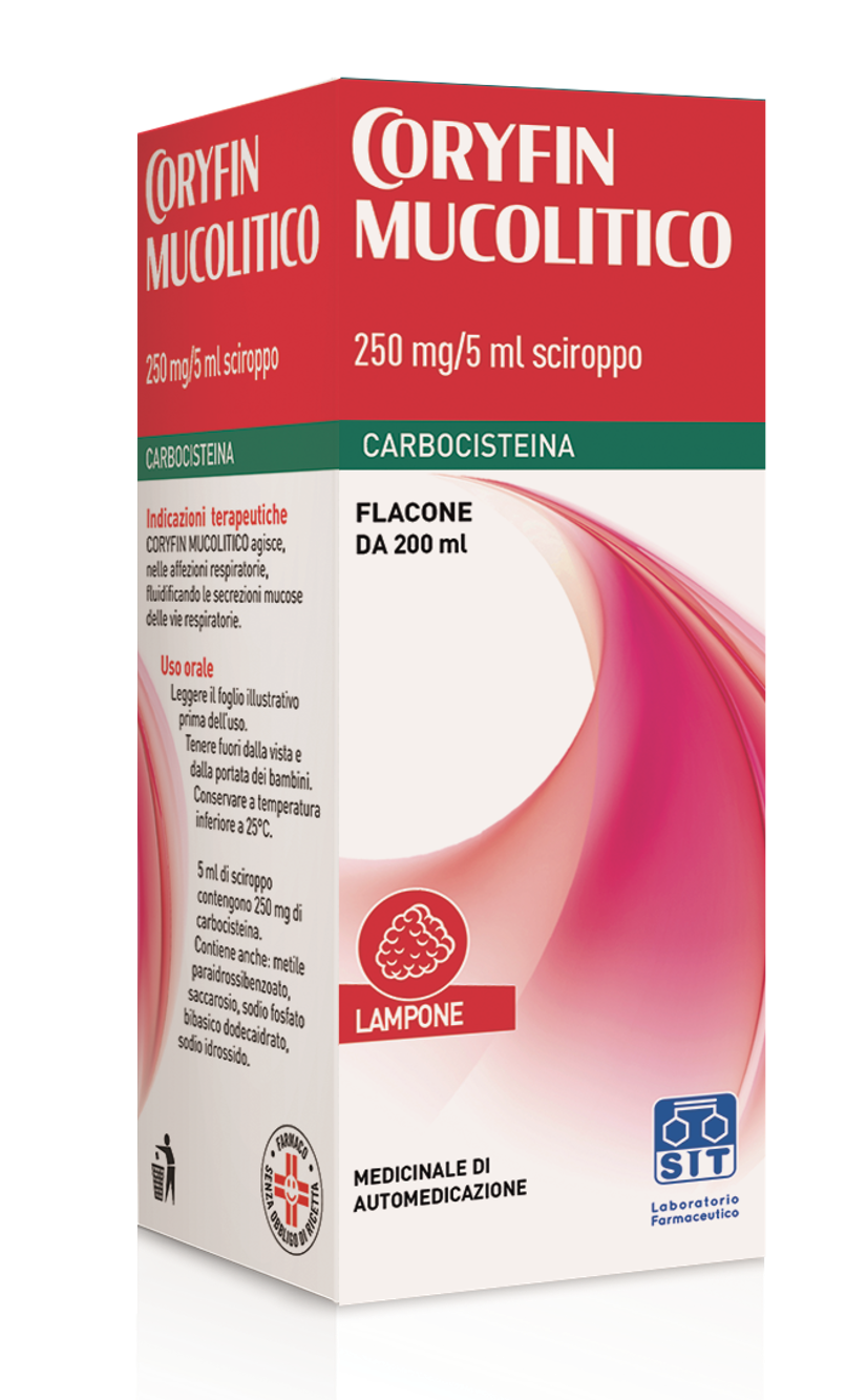 CORYFIN MUCOLITICO*SCIR 200ML - farmaidea24.com