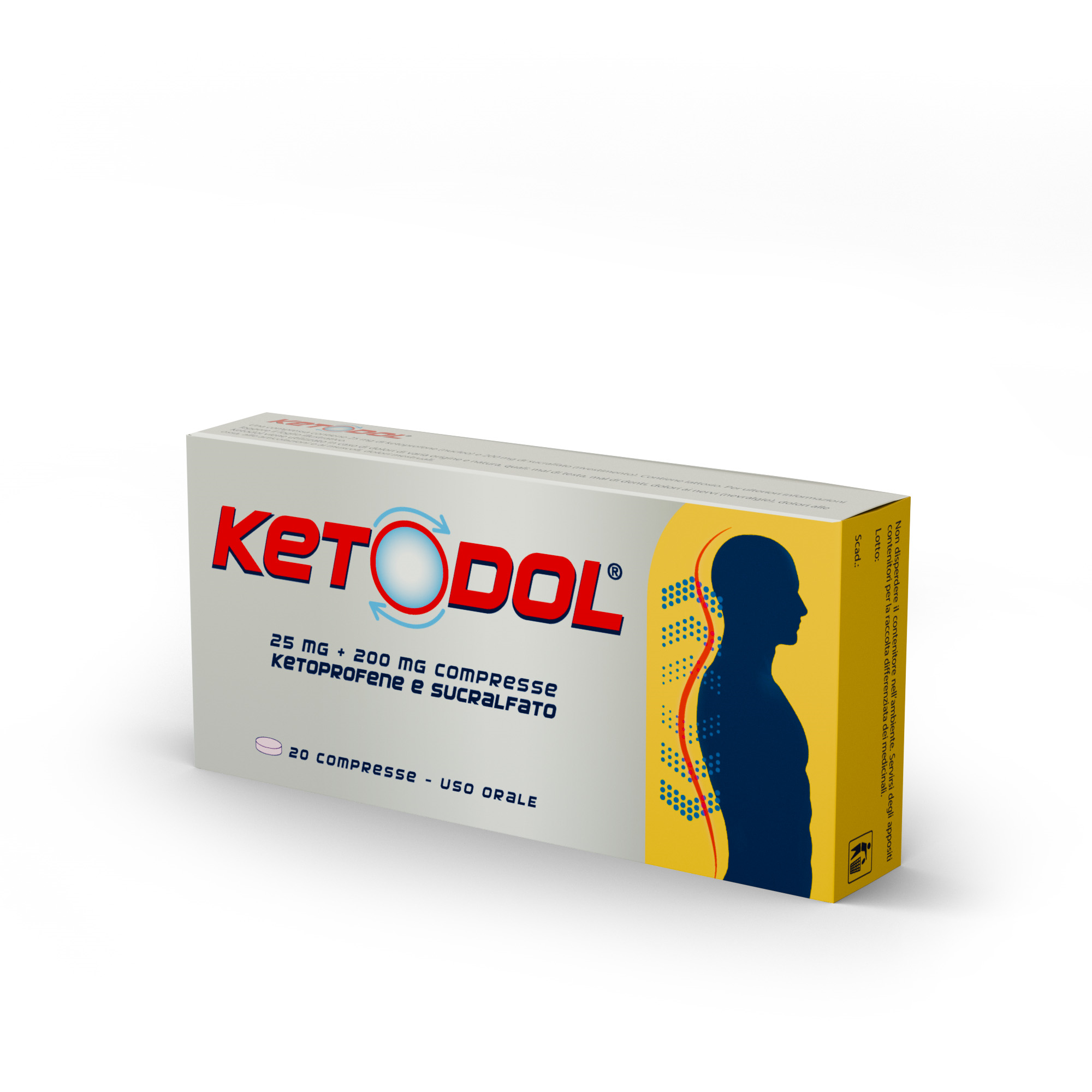 KETODOL*20CPR 25MG+200MG - farmaidea24.com