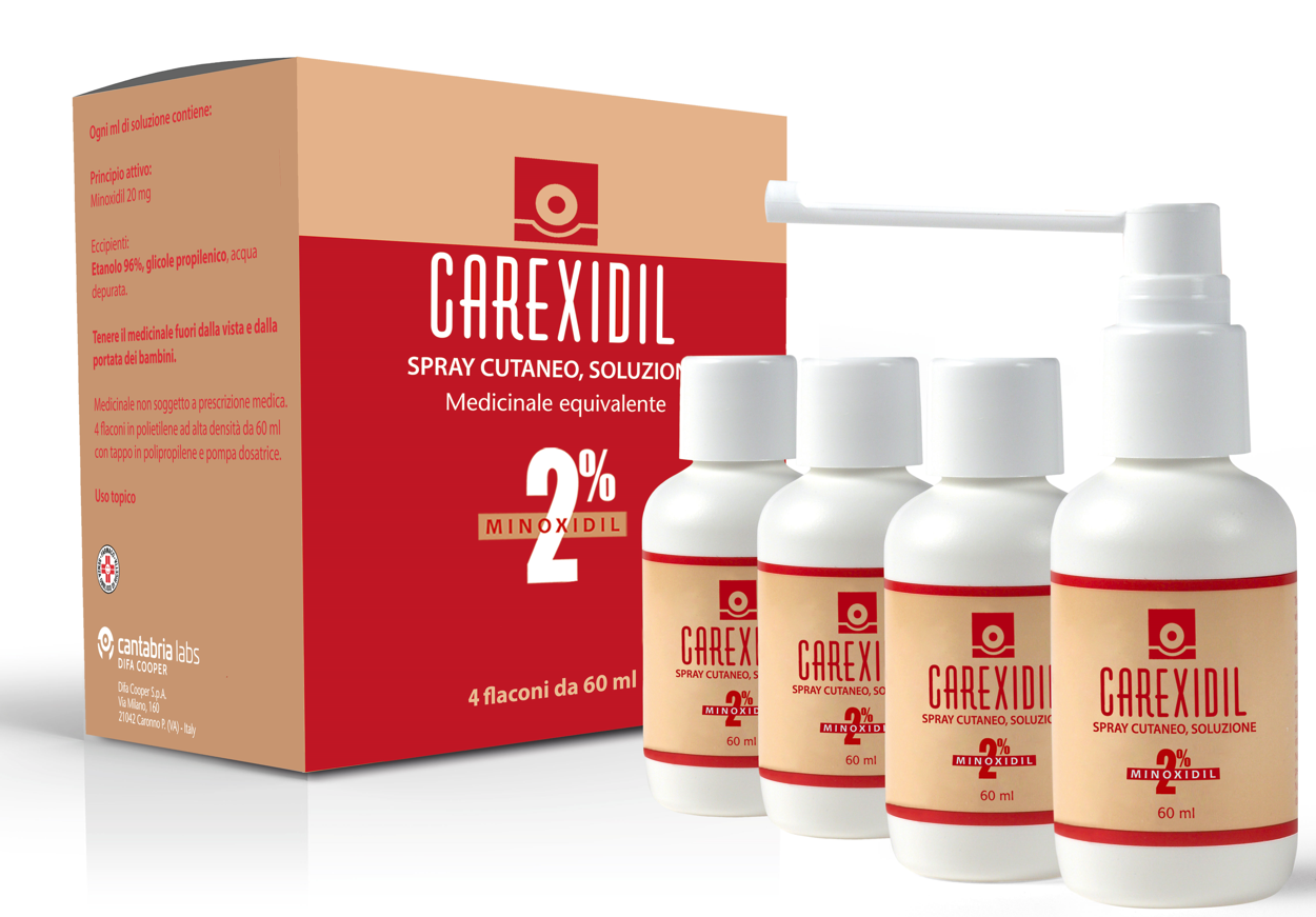 CAREXIDIL*4FL SOLUZ CUT 60ML2% - farmaidea24.com