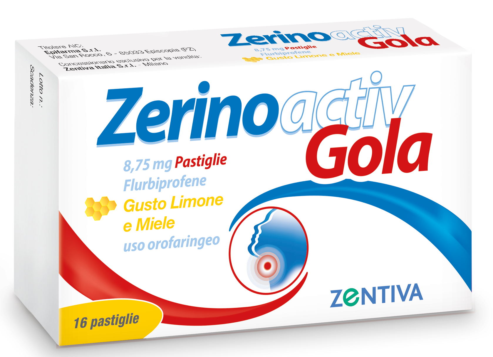 ZERINOACTIV GOLA*16PASTL LIM M - farmaidea24.com