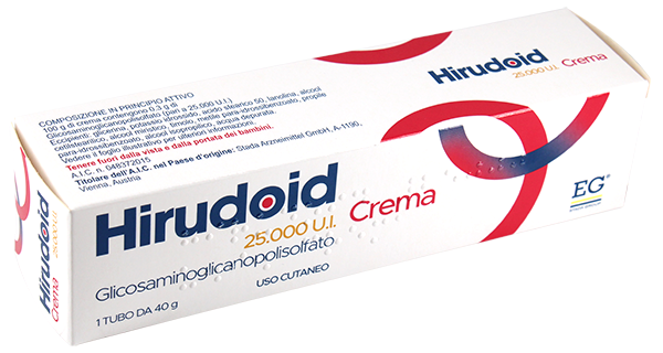 HIRUDOID 25000UI*CREMA 40G - farmaidea24.com