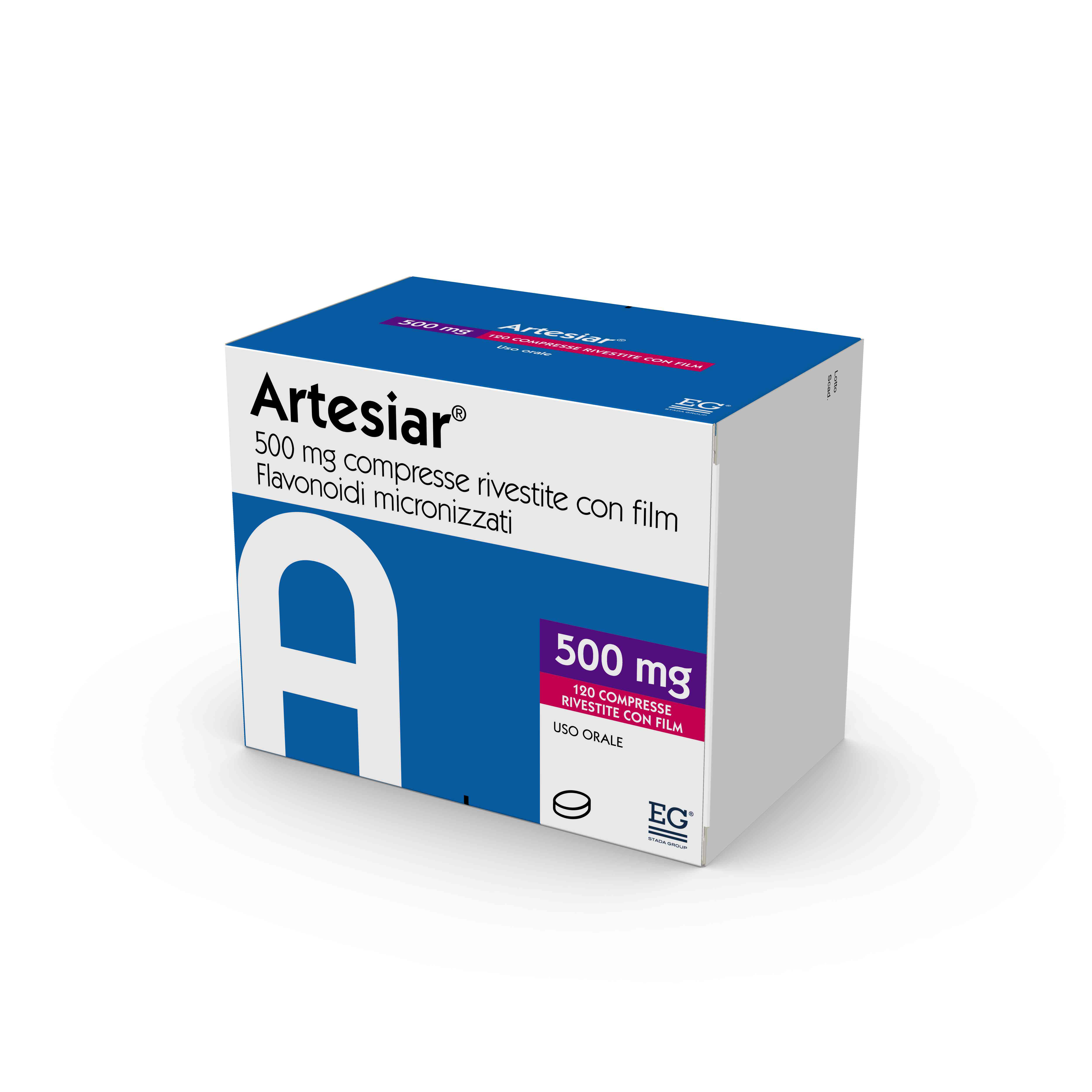ARTESIAR*120CPR RIV 500MG - farmaidea24.com
