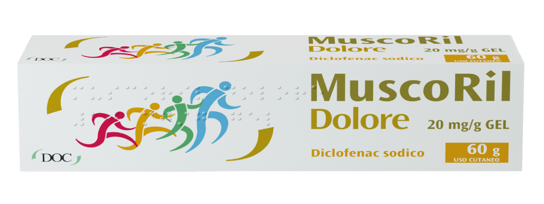 MUSCORIL DOLORE*GEL 60G 20MG/G - farmaidea24.com