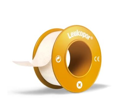 CEROTTO IN ROCCHETTO LEUKOPOR IPOALLERGENICO TESSUTO NON TESSUTO BIANCO 2,5X920 CM CON DISPENSER - farmaidea24.com