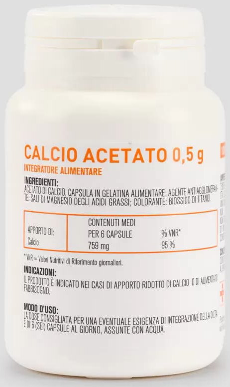 CALCIO ACETATO 100 CAPSULE - farmaidea24.com
