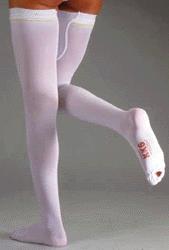 ALBERT ANDRE' ARTICOLO 700 KK6 CALZA AUTOREGGENTE A-G ANTITROMBOSI CON TASSELLO PUNTA APERTA LYCRA MM HG 18-24 COLORE BIANCO TAGLIA M-STANDARD - farmaidea24.com