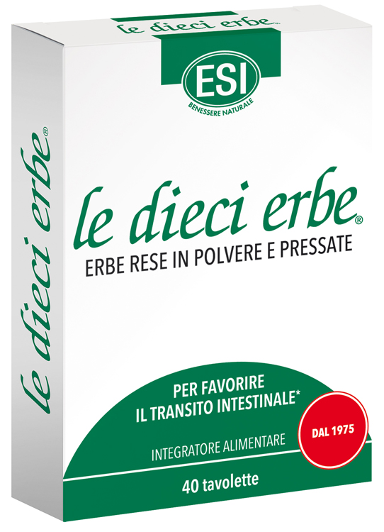 ESI LE DIECI ERBE 40 TAVOLETTE - farmaidea24.com