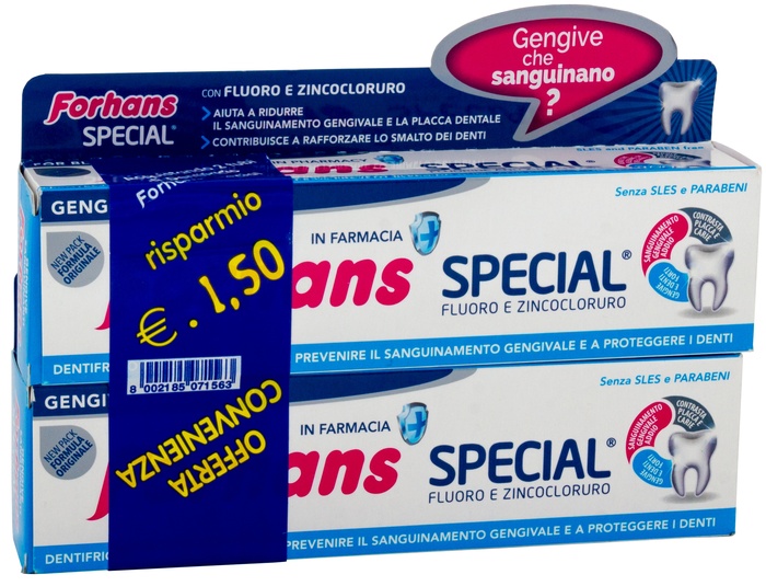 FORHANS SP DENTIF 2X75ML - farmaidea24.com