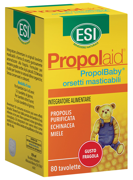 ESI PROPOLAID ORSETTI JUNIOR 80 TAVOLETTE - farmaidea24.com