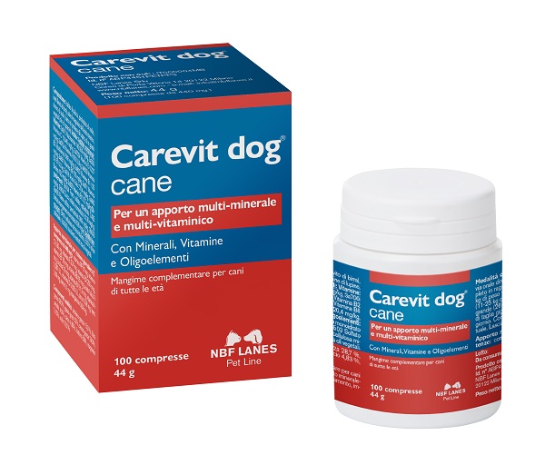 CAREVIT DOG FLACONE 100 COMPRESSE APPETIBILI - farmaidea24.com