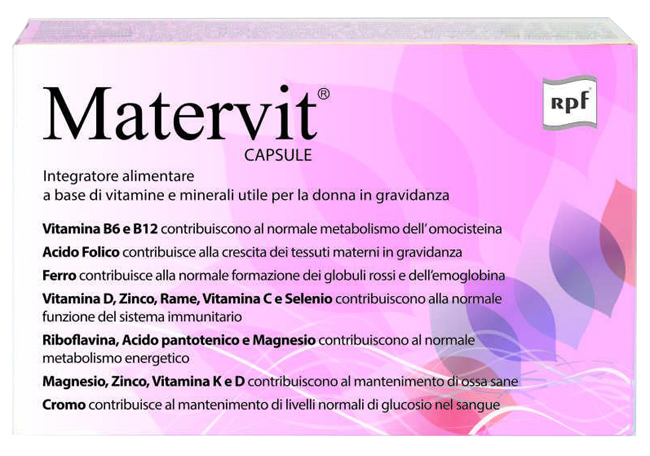 MATERVIT 30 CAPSULE - farmaidea24.com