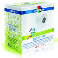 NASTRO AUTOADESIVO ANELASTICO PER FASCIATURE DI SOSTEGNO E TAPING MASTER-AID SPORT 3,8X10 - farmaidea24.com