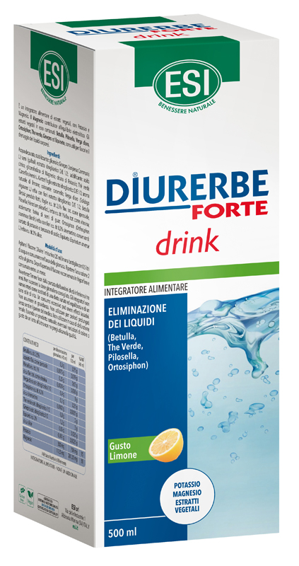ESI DIURERBE FORTE DRINK LIMONE 500 ML - farmaidea24.com