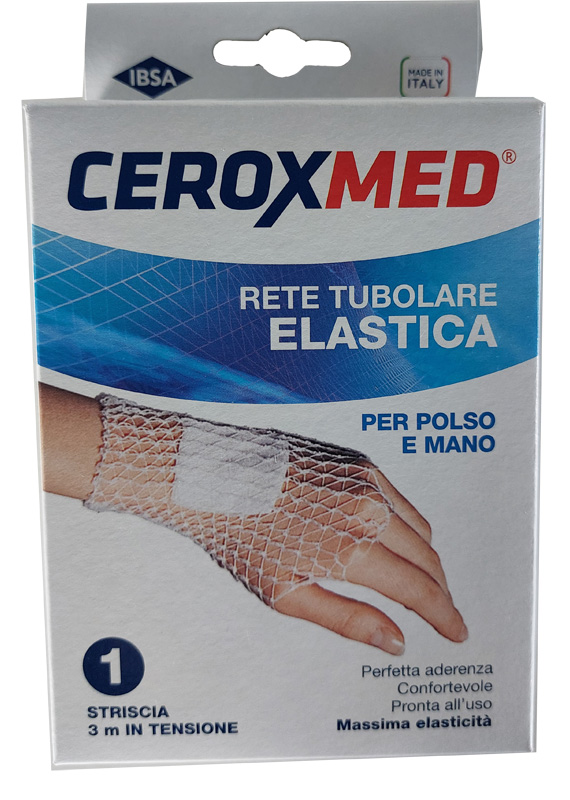 CEROXMED RETE TUBOLARE CALIBRO 3 MANO/POLSO 3 M 1 PEZZO - farmaidea24.com