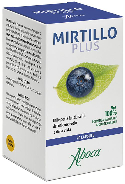 MIRTILLO PLUS 70 CAPSULE - farmaidea24.com