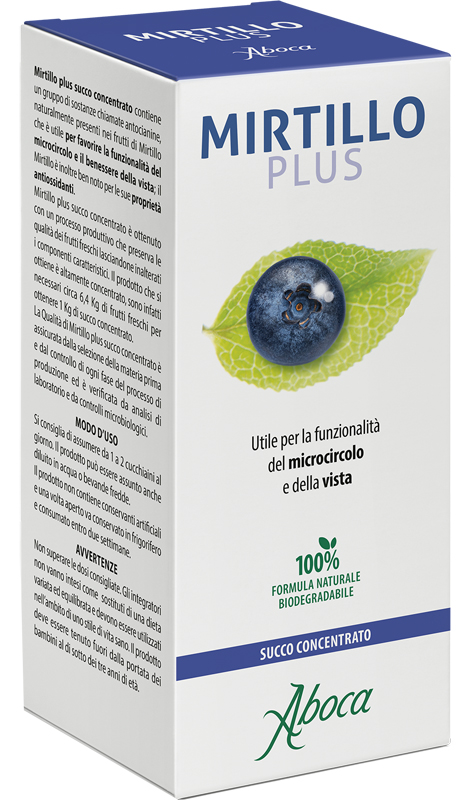 MIRTILLO PLUS SUCCO CONCENTRATO 100 ML - farmaidea24.com