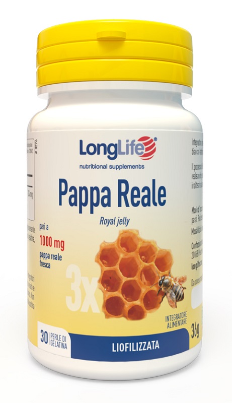 LONGLIFE PAPPA REALE 30 PERLE IN GELATINA - farmaidea24.com
