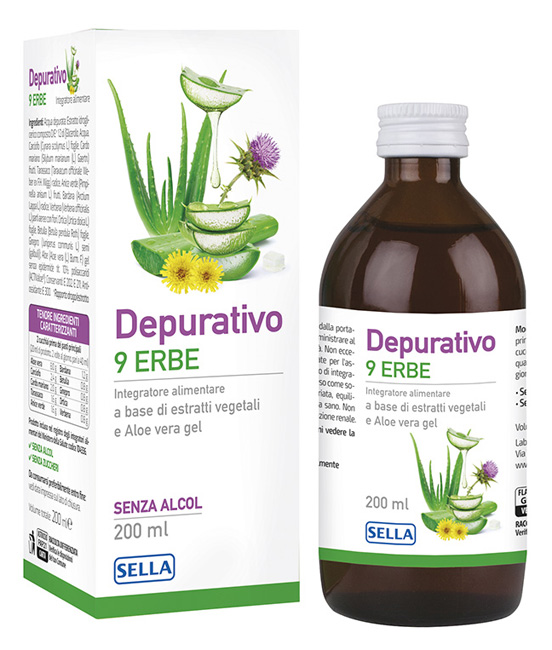 DEPURATIVO 9 ERBE 200 ML - farmaidea24.com