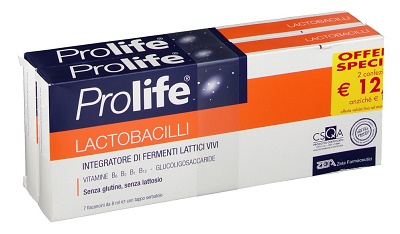 PROLIFE LACTOBACILLI DUE CONFEZIONI DA 7 FLACONCINI DA 8 ML - farmaidea24.com