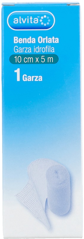 BENDA ORLATA GARZA IDROFILA ALVITA 10X500CM - farmaidea24.com