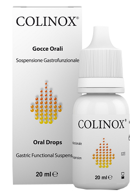 COLINOX SOSPENSIONE GASTROFUNZIONALE GOCCE OROSOLUBILI TRATTAMENTO METEORISMO AEROFAGIA COLICHE GASSOSE 20 ML - farmaidea24.com