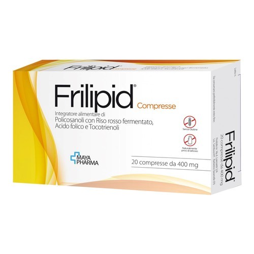 FRILIPID 20 COMPRESSE SENZA GLUTINE NATURALMENTE PRIVO DI LATTOSIO - farmaidea24.com