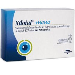 SOLUZIONE OFTALMICA IDRATANTE LUBRIFICANTE XILOIAL 20 MONODOSE DA 0,5ML - farmaidea24.com