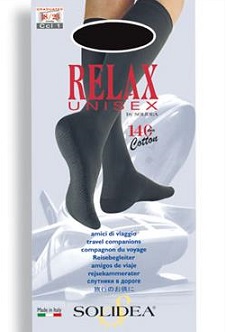 RELAX UNISEX 140 GAMBALETTO COTTON NERO 2 - farmaidea24.com