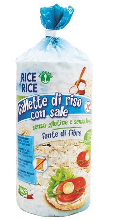 RICE&RICE GALLETTE DI RISO CON SALE SENZA LIEVITO 100 G - farmaidea24.com