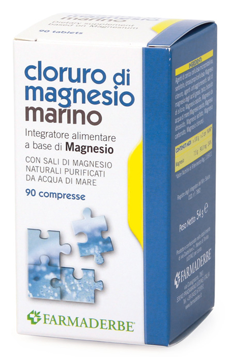 CLORURO DI MAGNESIO MARINO 90 COMPRESSE - farmaidea24.com