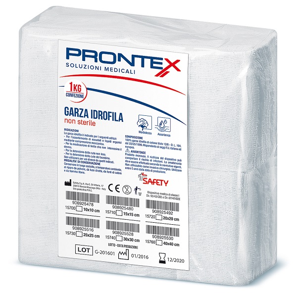 PRONTEX GARZA 20X20CM 1KG - farmaidea24.com