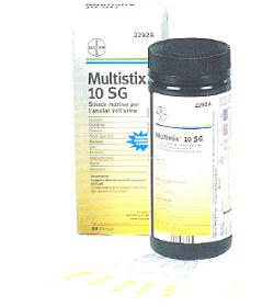 STRISCIA REATTIVA MULTITEST MULTISTIX 10SG 100 STRISCE CODICE ARTICOLO 2300C - farmaidea24.com