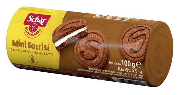 SCHAR MINI SORRISI CON CREMA AL LATTE 100 G - farmaidea24.com