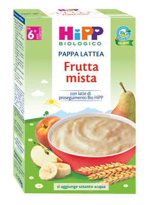HIPP BIO PAPPA LATTEA FRUTTA MISTA 250 G - farmaidea24.com