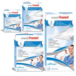 MEDICAZIONE POST OPERATORIA MEDIPRESTERIL IMPERMEABILE 7,5X10CM 4 PEZZI - farmaidea24.com