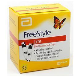 STRISCE MISURAZIONE GLICEMIA FREESTYLE LITE 25 PEZZI - farmaidea24.com