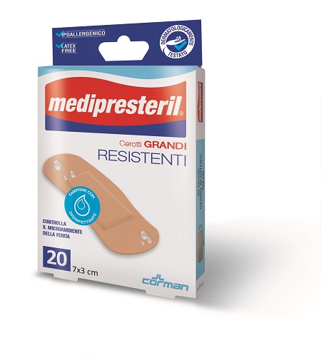 CEROTTO MEDIO MEDIPRESTERIL RESISTENTE 7X2CM 20 PEZZI - farmaidea24.com