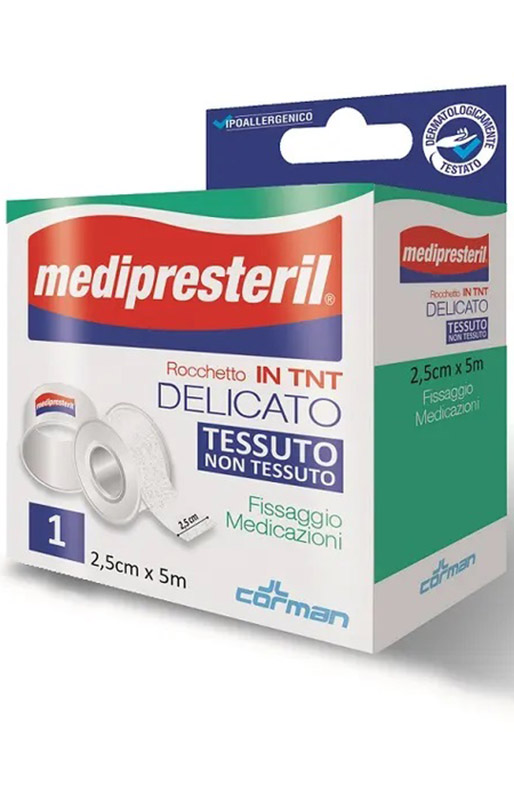 CEROTTO MEDIPRESTERIL DISPENSER TESSUTO NON TESSUTO 5X250CM - farmaidea24.com