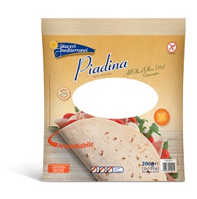 PIACERI MEDITERRANEI PIADINA OLIO D'OLIVA 200 GRAMMI - farmaidea24.com