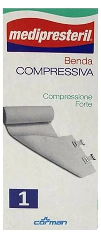 BENDA MEDIPRESTERIL COMPRESSIONE FORTE M4,5X10CM TESI - farmaidea24.com