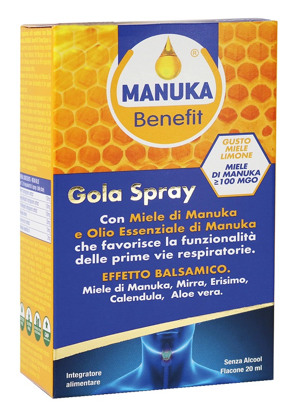 MANUKA BENEFIT GOLA SPRAY 20 ML - farmaidea24.com