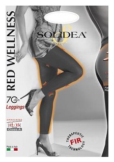 RED WELLNESS 70 LEGGINS NERO 2M - farmaidea24.com