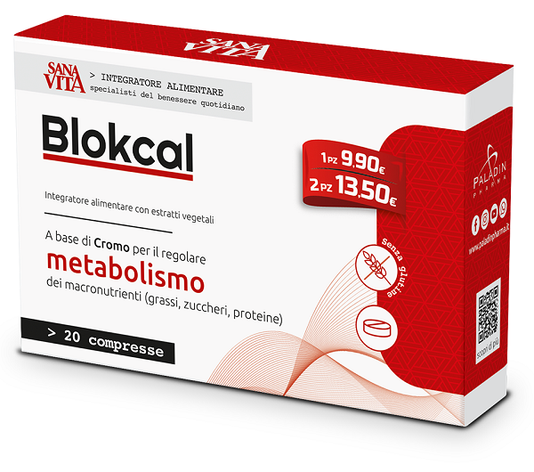 SANAVITA BLOKCAL 20 COMPRESSE - farmaidea24.com