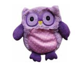 WARMIES PELUCHE TERMICO HOOTY VIOLA - farmaidea24.com