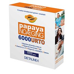 DIETALINEA PAPAYA NOAGING 6000 10 BUSTINE MONODOSE 6 G ASTUCCIO 60 G - farmaidea24.com
