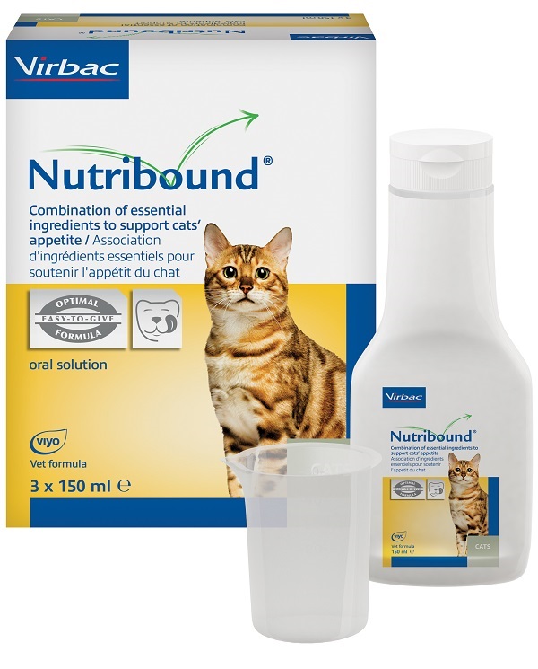 NUTRIBOUND SOLUZIONE ORALE APPETIBILE PER GATTO 3 FLACONI DA 150 ML - farmaidea24.com